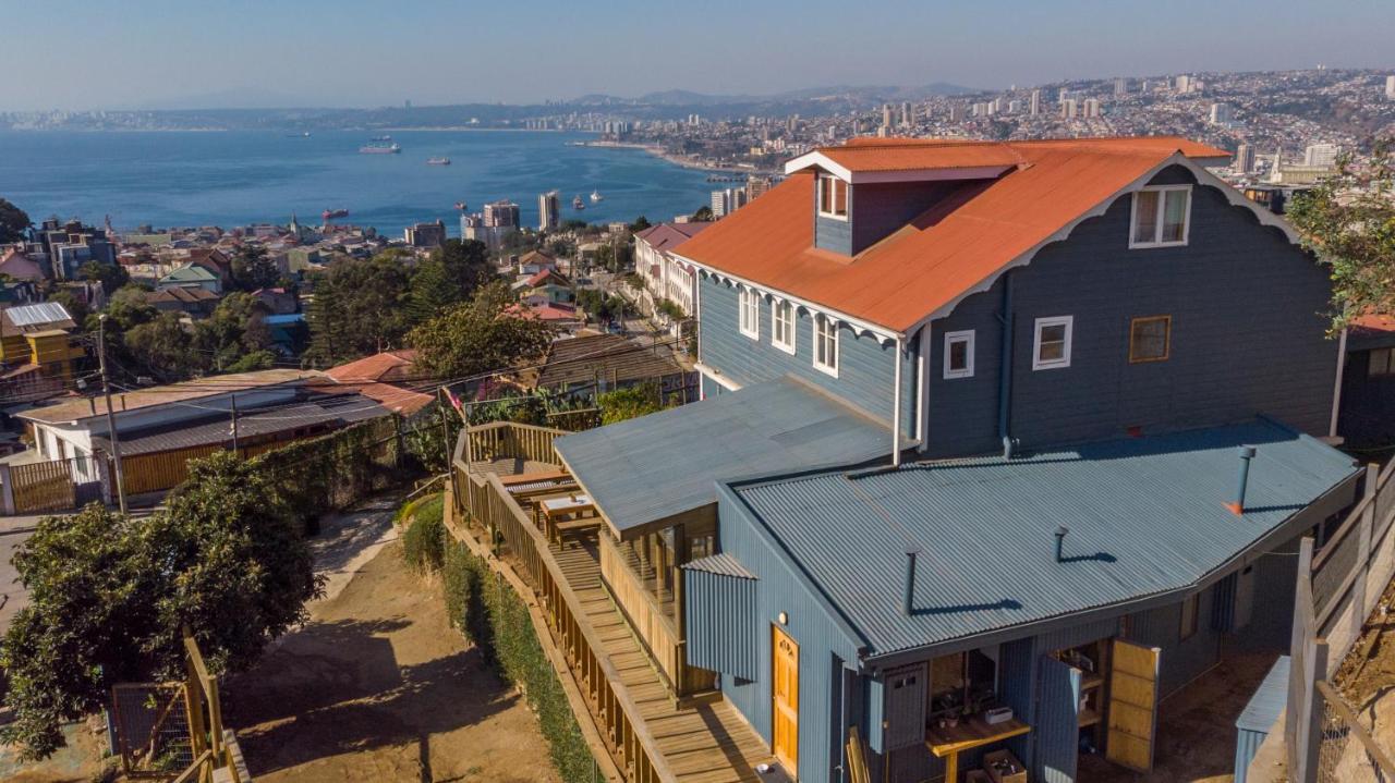 Hotel Faro Azul Valparaiso Cerro Alegre 外观 照片